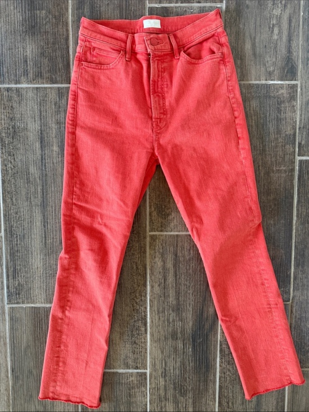 MOTHER orange High-Rise Women’s Jeans